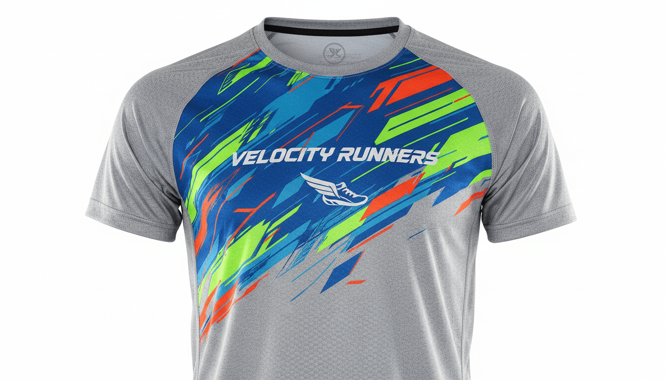 Custom running performance apparel